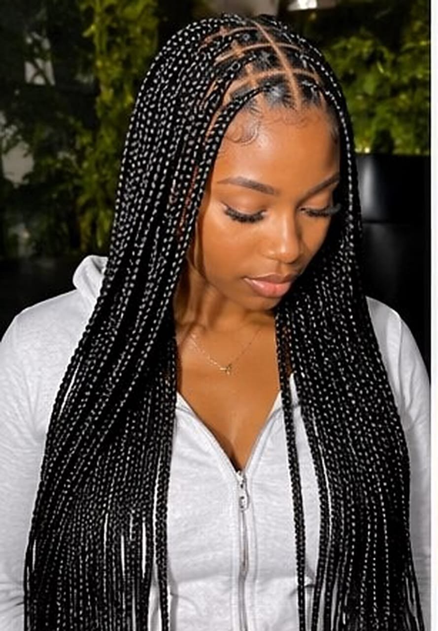 Knotless Braids Outdoor